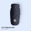 Denim Dog Coat/Jacket - Navy - Hoochie Poochie