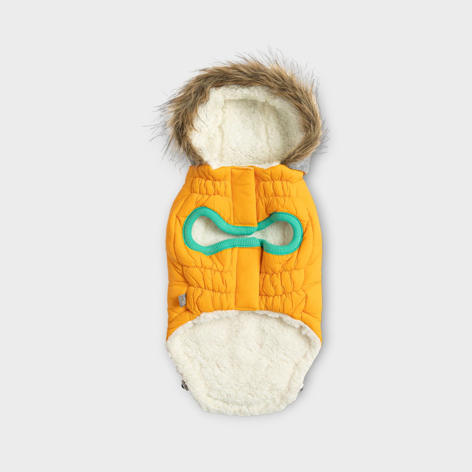 Winter Sailor Parka Dog Coat/Jacket - Yellow - Hoochie Poochie