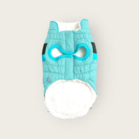 Alpine Puffer Dog Coat/Jacket - Light Aqua - Hoochie Poochie