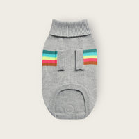 Retro Dog Sweater - Grey Mix - Hoochie Poochie