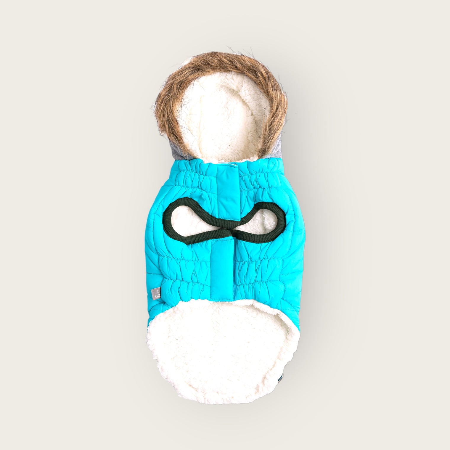 Winter Sailor Parka Dog Coat/Jacket - Aqua - Hoochie Poochie